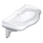 RETRO Lavabo en céramique Soutien Bracket pour 105001, blanc
