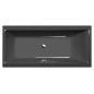 CLEO Bain rectangulaire 160x75x48cm, gris CLEO Bain rectangulaire 160x75x48cm, gris