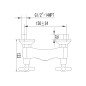 Aqualine Victoria - Mitigeur de douche, chrome VC11