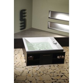 CAME Bain carré avec support. Structure 175x175x50cm, Blanc