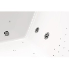 CAME Bain carré avec support. Structure 175x175x50cm, Blanc