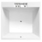 CAME Bain carré avec support. Structure 175x175x50cm, Blanc CAME Bain carré avec support. Structure 175x175x50cm, Blanc