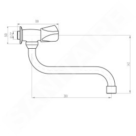 Aqualine Vannes - Robinet de lavabo, chrome ZY1812