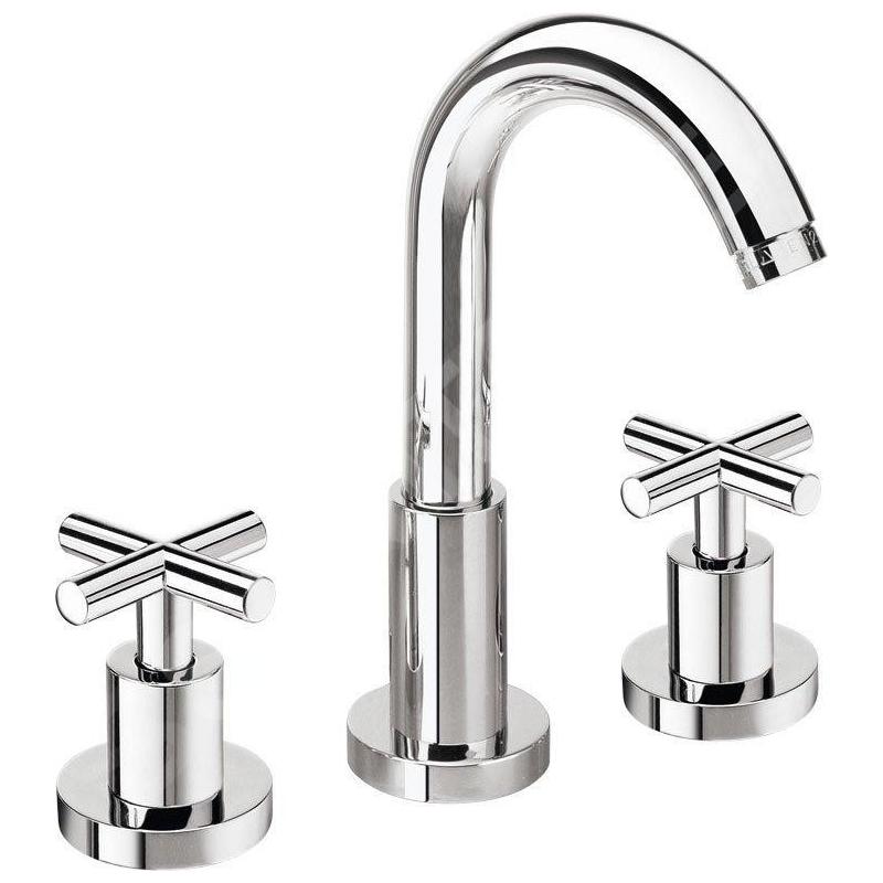 Sapho Axia - Mitigeur de lavabo, à 3 trous, sans bonde, chrome 502/S Sapho Axia - Mitigeur de lavabo, à 3 trous, sans bonde, chrome 502/S