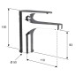 Sapho Corneli - Mitigeur de lavabo, chrome CE02