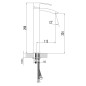 Sapho Ginko - Mitigeur de lavabo, chrome 1101-04