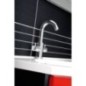 AIRTECH Robinet de mélangeur de lavabo sans pop up déchets, chrome