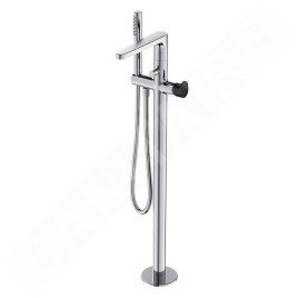 Cersanit Inverto - Mitigeur de baignoire pour montage au sol, avec corps d´encastrement, chrome S951-287
