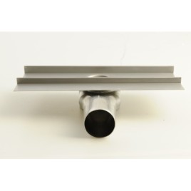 Fente de plancher en acier inoxydable MANUS QUADRO avec grille, L-1150, DN50