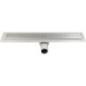 Fente de plancher en acier inoxydable MANUS QUADRO avec grille, L-1150, DN50
