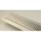 Fente de plancher en acier inoxydable MANUS QUADRO avec grille, L-1150, DN50