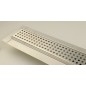Fente de plancher en acier inoxydable MANUS QUADRO avec grille, L-1250, DN50