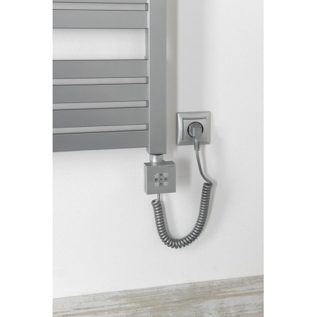 KTX radiateur thermostatic élément de chauffage 600 W, argent
