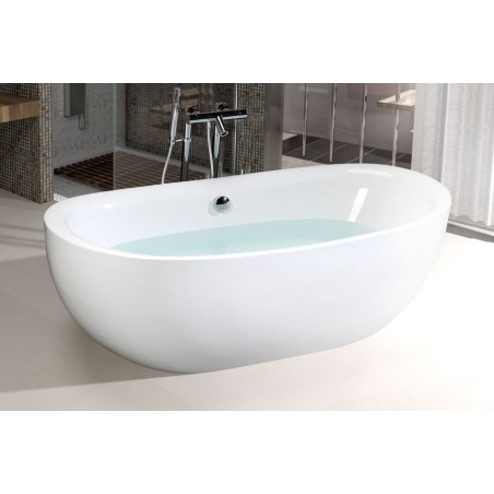 ZASU Fiberglass Freestanding Bath 180x81x58, White