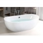 ZASU Fiberglass Freestanding Bath 180x81x58, White