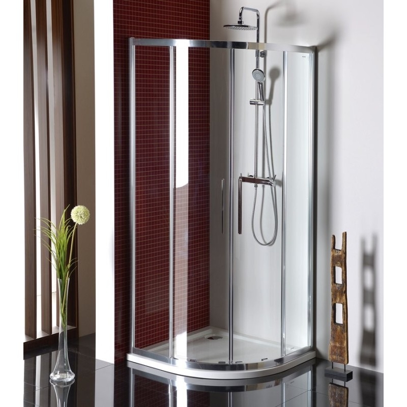 LUCIS LINE Quadrant Shower Enclosure, 900x900mm, R550, verre clair LUCIS LINE Quadrant Shower Enclosure, 900x900mm, R550, verre clair