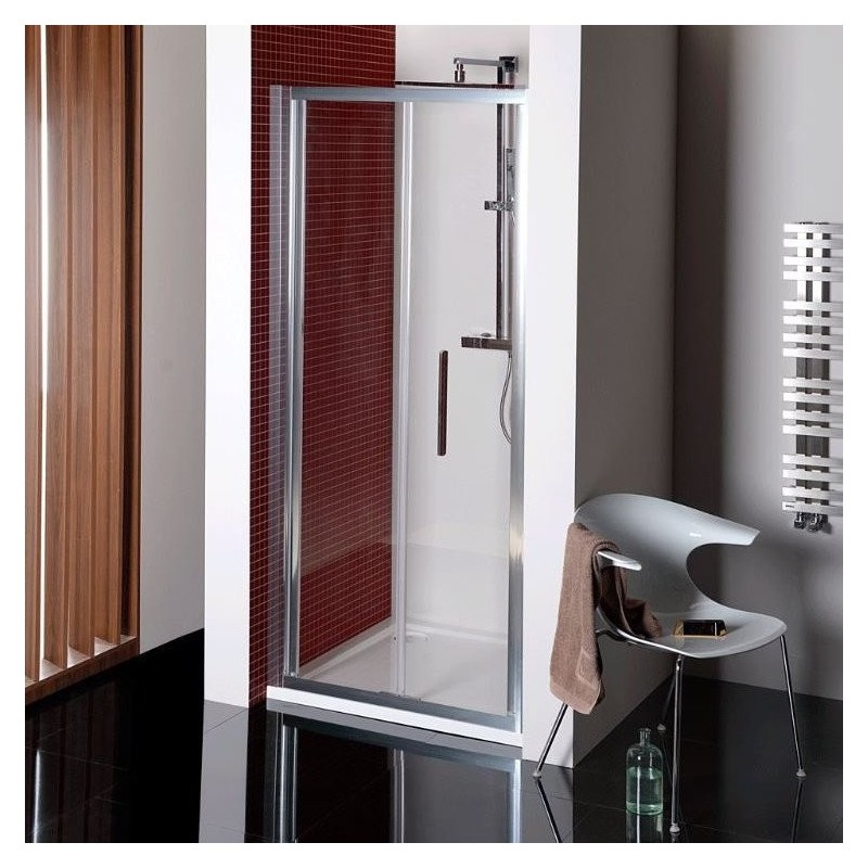 LUCIS LINE Porte pliante 900mm, verre clair LUCIS LINE Porte pliante 900mm, verre clair