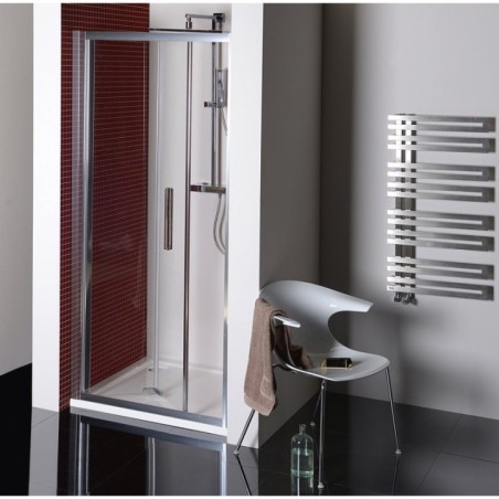 LUCIS LINE Porte pliante 900mm, verre clair