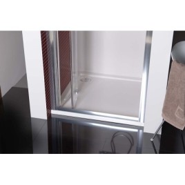 LUCIS LINE Porte pliante 900mm, verre clair