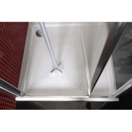 LUCIS LINE Porte pliante 900mm, verre clair