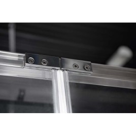 LUCIS LINE Porte pliante 900mm, verre clair