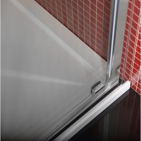 LUCIS LINE Porte douche 1200mm, verre clair