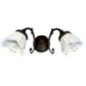 BRINDISI Light E14 2x40W, 230V, teinte céramique/bronze