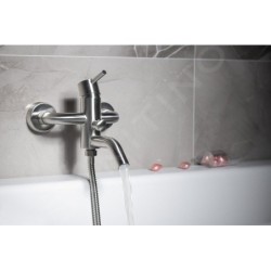 Sapho Minimal - Mitigeur de baignoire, inox MI010
