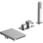 Sapho QM - Mitigeur pour rebord de baignoire, installation à 3 trous, chrome QM18051 Sapho QM - Mitigeur pour rebord de baignoire, installation à 3 trous, chrome QM18051