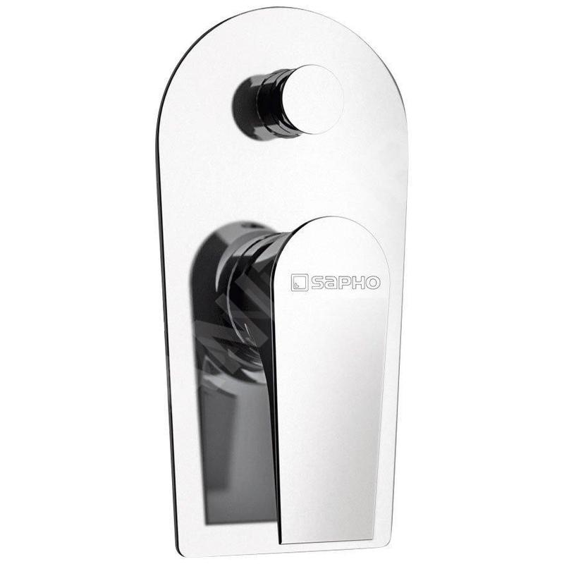Sapho Axamite - Mitigeur encastré de douche avec corps d'encastrement, 2 sorties, chrome AX42