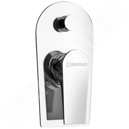Sapho Axamite - Mitigeur encastré de douche avec corps d'encastrement, 2 sorties, chrome AX42
