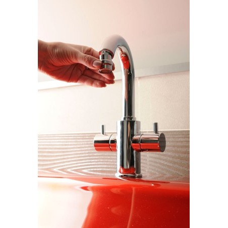 Perle à genou M24x1, chrome