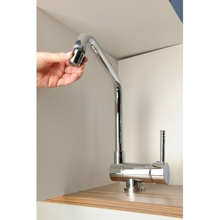 Pearlator avec joint de genou F22x1, chrome