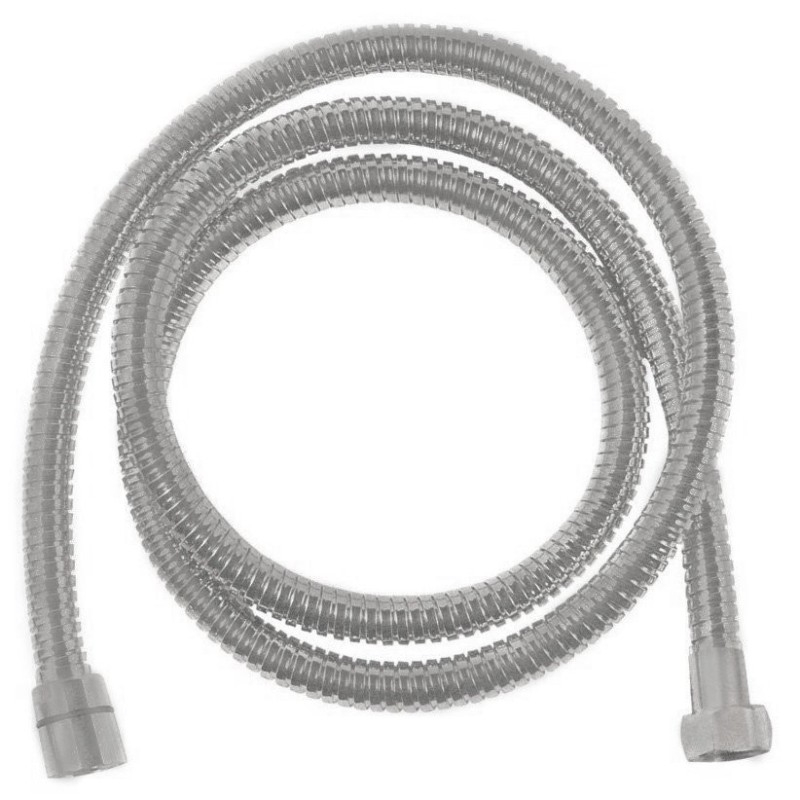 Tuyau de douche en métal POWERFLEX, 175cm, nickel brossé