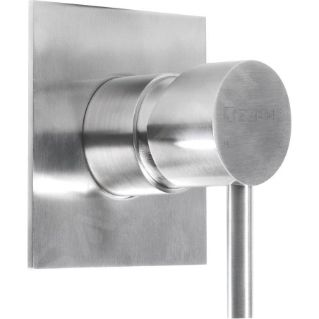 Sapho Minimal - Mitigeur encastré de douche avec corps d'encastrement, 1 sortie, inox MI041