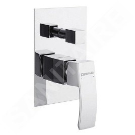 Sapho Ginko - Mitigeur encastré de douche, 2 sorties, chrome 1101-42