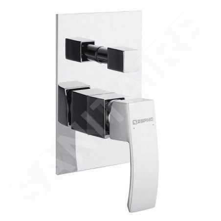 Sapho Ginko - Mitigeur encastré de douche, 2 sorties, chrome 1101-42