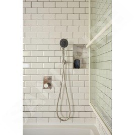 Sapho Minimal - Mitigeur encastré de douche avec corps d'encastrement, 2 sorties, inox MI042