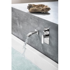Sapho Mixona - Mitigeur encastré avec 2 sorties, avec corps d’encastrement, chrome MG042