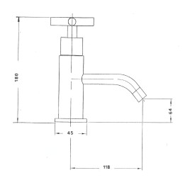 Sapho Axia - Robinet de lavabo, chrome 512