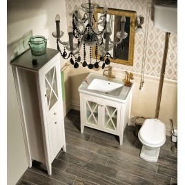 CLASSIC lavabo en céramique 75x50cm, blanc ExtraGlaze