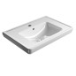 CLASSIC lavabo en céramique 75x50cm, blanc ExtraGlaze