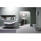 Pédit céramique CLASSIQUE pour lavabo 66x27cm, blanc ExtraGlaze