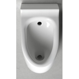 AQUATECH Retour Inlet Urinal 21x53,5 cm, inc Trap, blanc