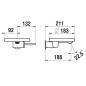 Laufen Kartell - Mitigeur de lavabo encastré Disc, chrome H3113370041201