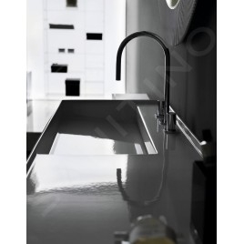 Laufen Kartell - Mitigeur de lavabo avec vidage, installation à 3 trous, chrome H3123330042211