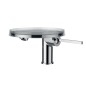 Laufen Kartell - Mitigeur de lavabo à levier Disc, chrome/clair H3113310041131