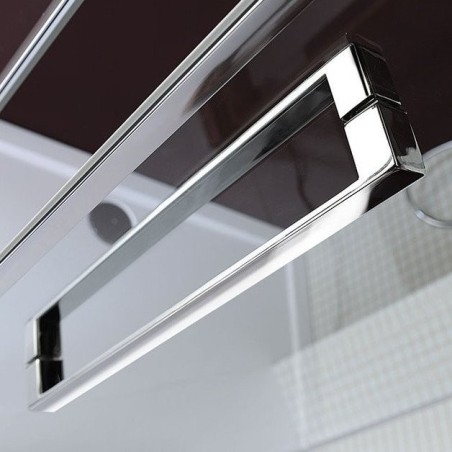 LUCIS LINE Porte de douche poignée 340x20x36mm, chrome