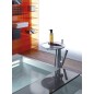 Laufen Kartell - Mitigeur de baignoire pour montage au sol avec accessoires, chrome H3213310041211