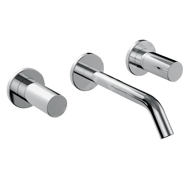 Laufen Kartell - Mitigeur de lavabo encastrable, installation à 3 trous, chrome H3123360041201